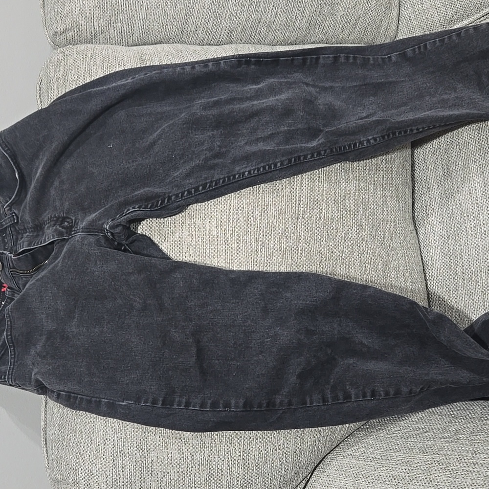 Wrangler Men's Dark Gray Relaxed Jeans